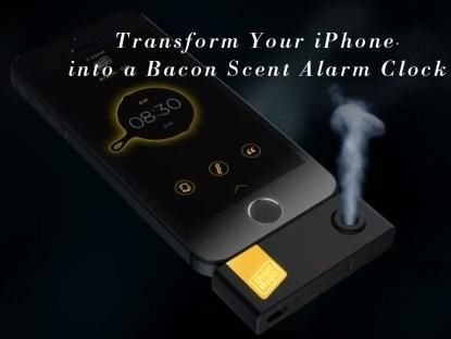 iPhone變身培根香味鬧鐘叫醒你